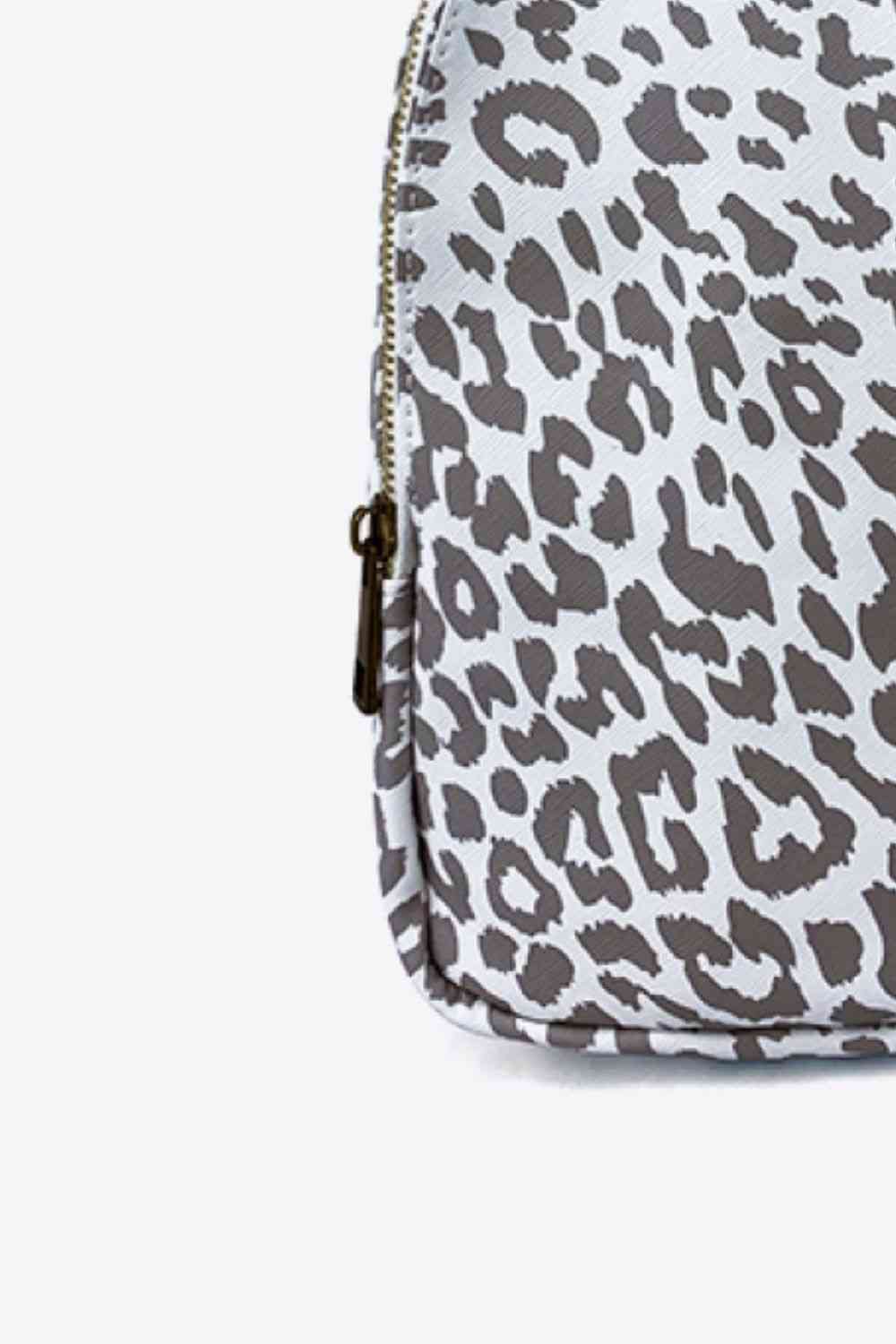 Printed PU Leather Sling Bag