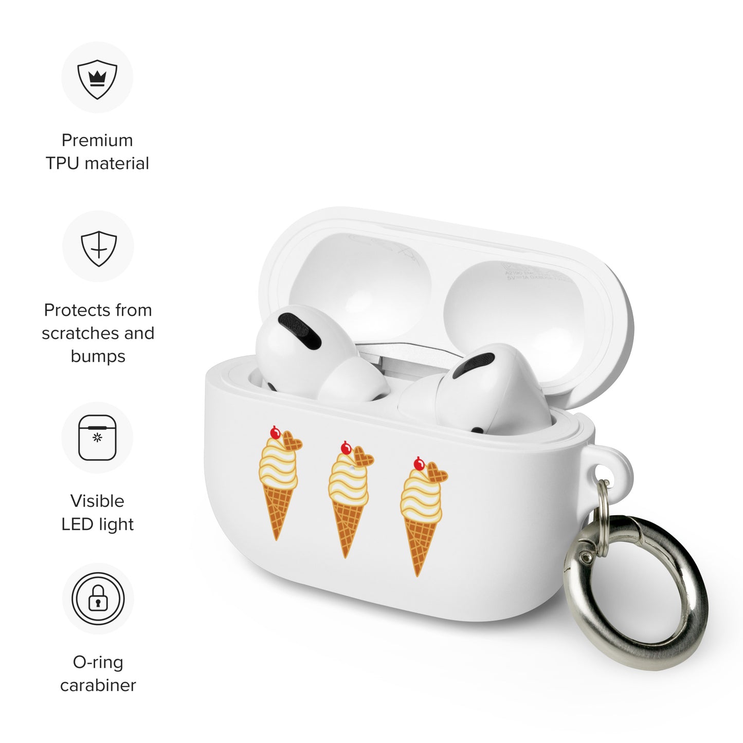 Ice cream Rubber Case for AirPods®